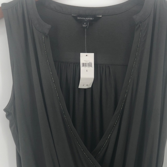 Banana Republic Embellished Wrap Tank S - Picture 4 of 7